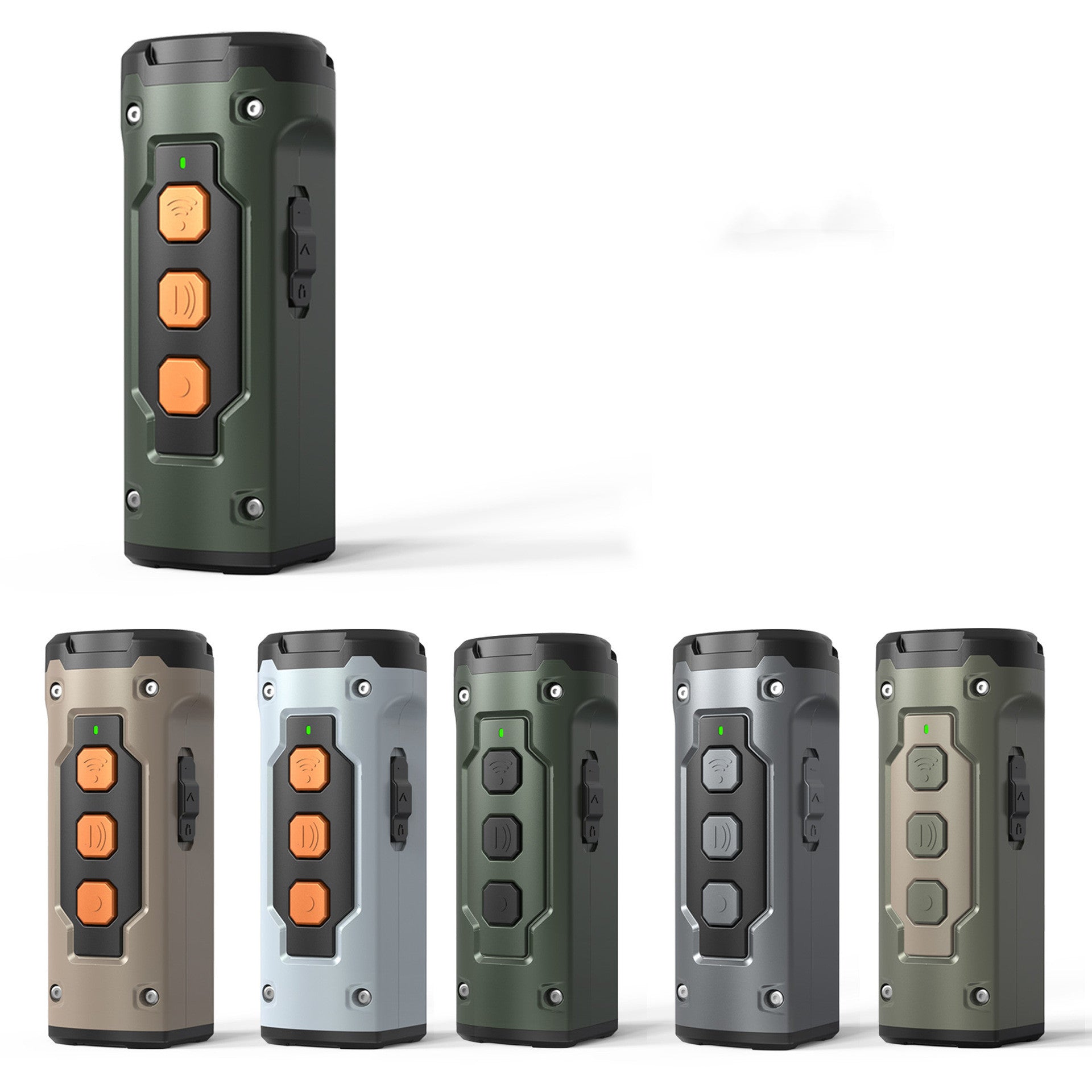 Ultrasonic Three Head Bark Deterrent Device with LED Flashlight for Dogs