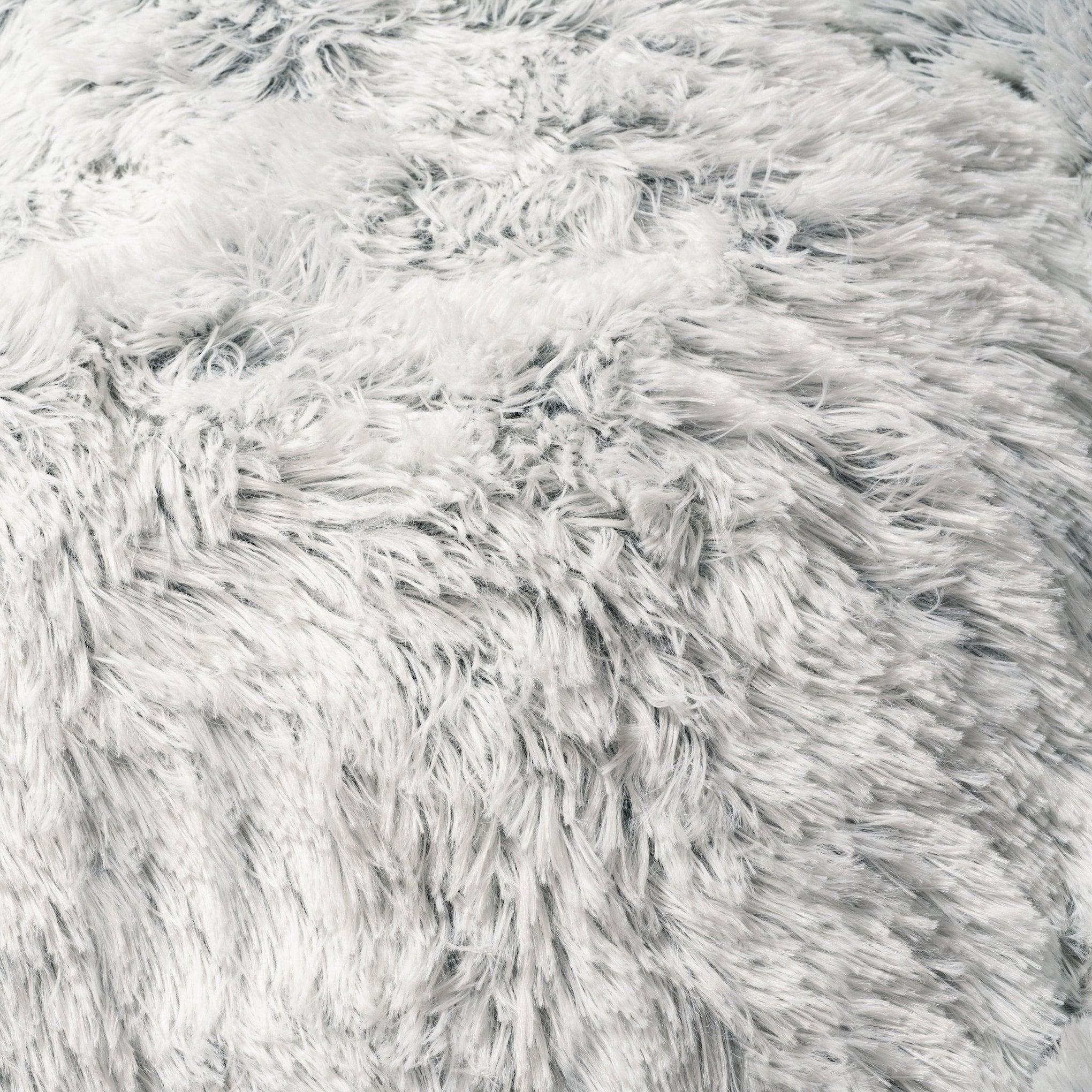 Mr. Peanut's 28-Inch OrthoPlush® Pet Bed – Snowflake White Two-Tone
