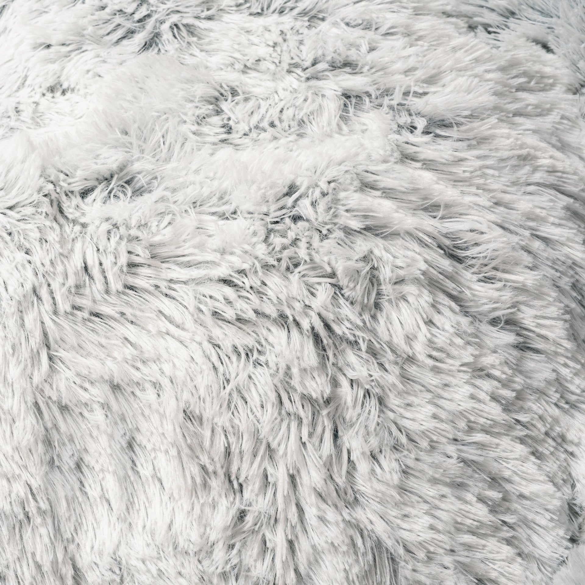 Mr. Peanut's 28-Inch OrthoPlush® Pet Bed – Snowflake White Two-Tone