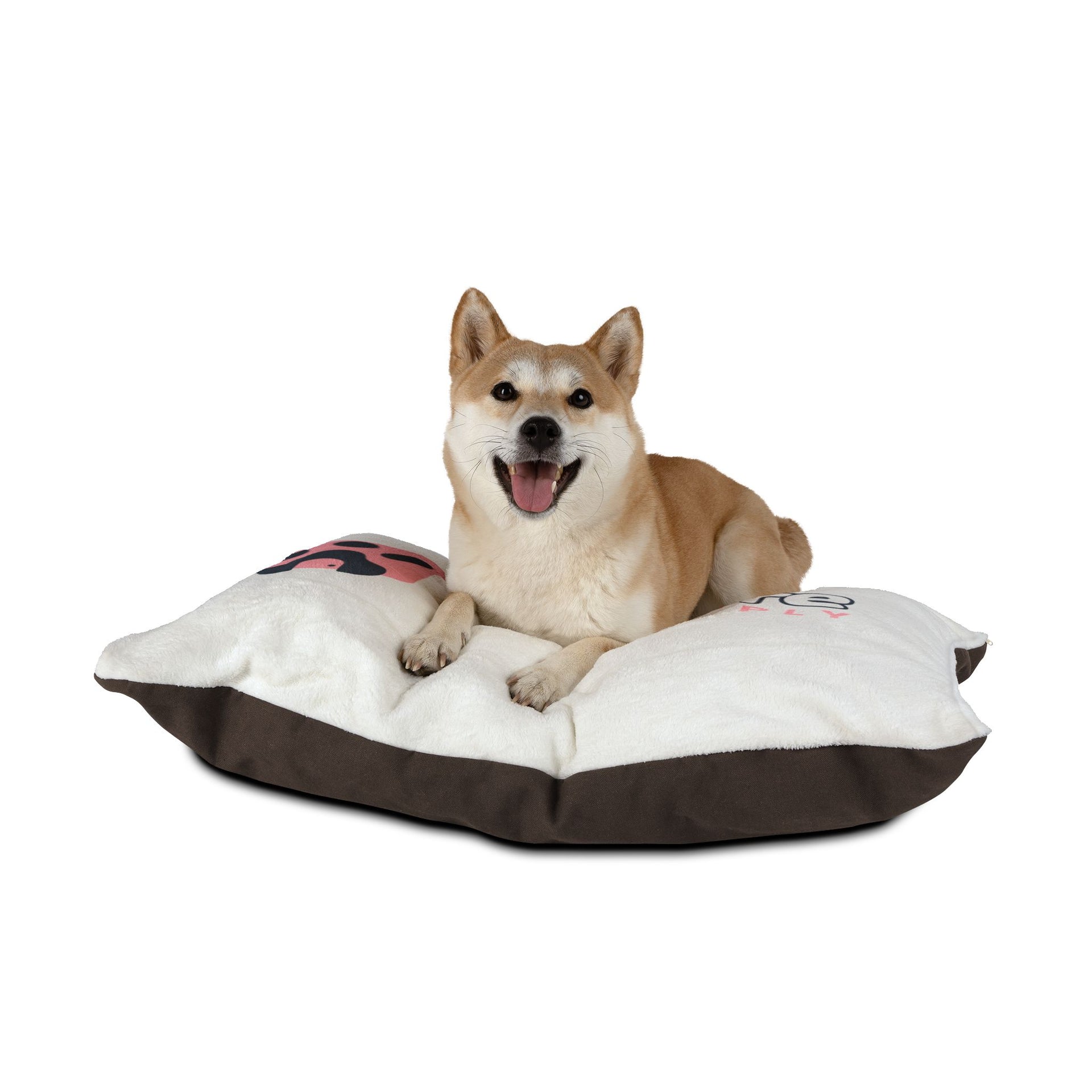 Pet Bed — Amore Pet Supply Logo Plush Pillow Bed