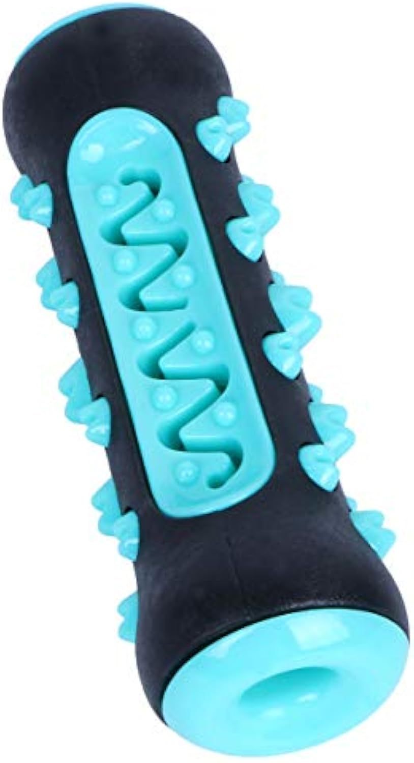 Natural Rubber Dog Toothbrush Chew Toy for Teeth Cleaning Puppies Daily