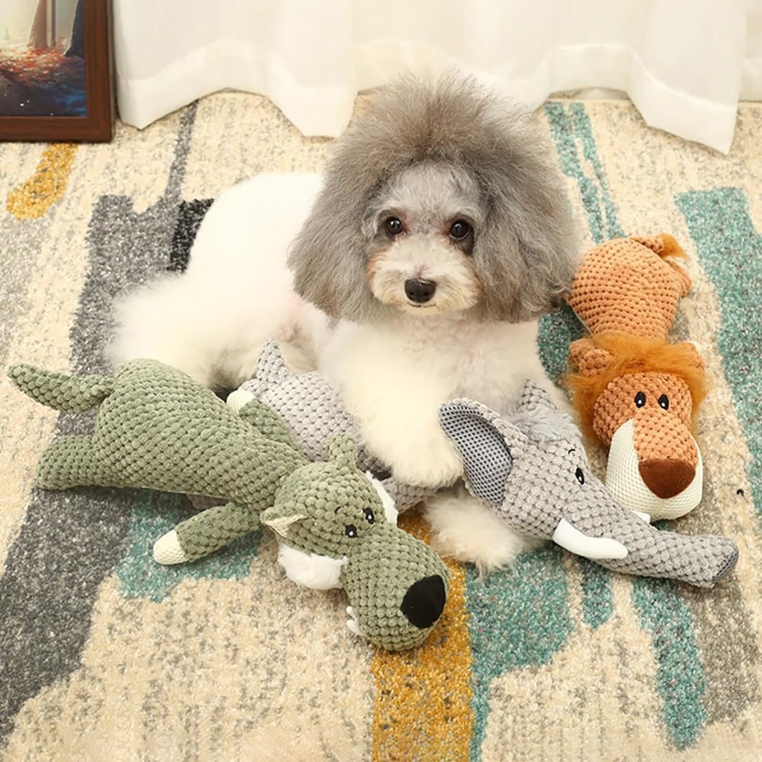 Invincible Animal Dog Chew Toys Designed for Heavy Chewers Daily Play