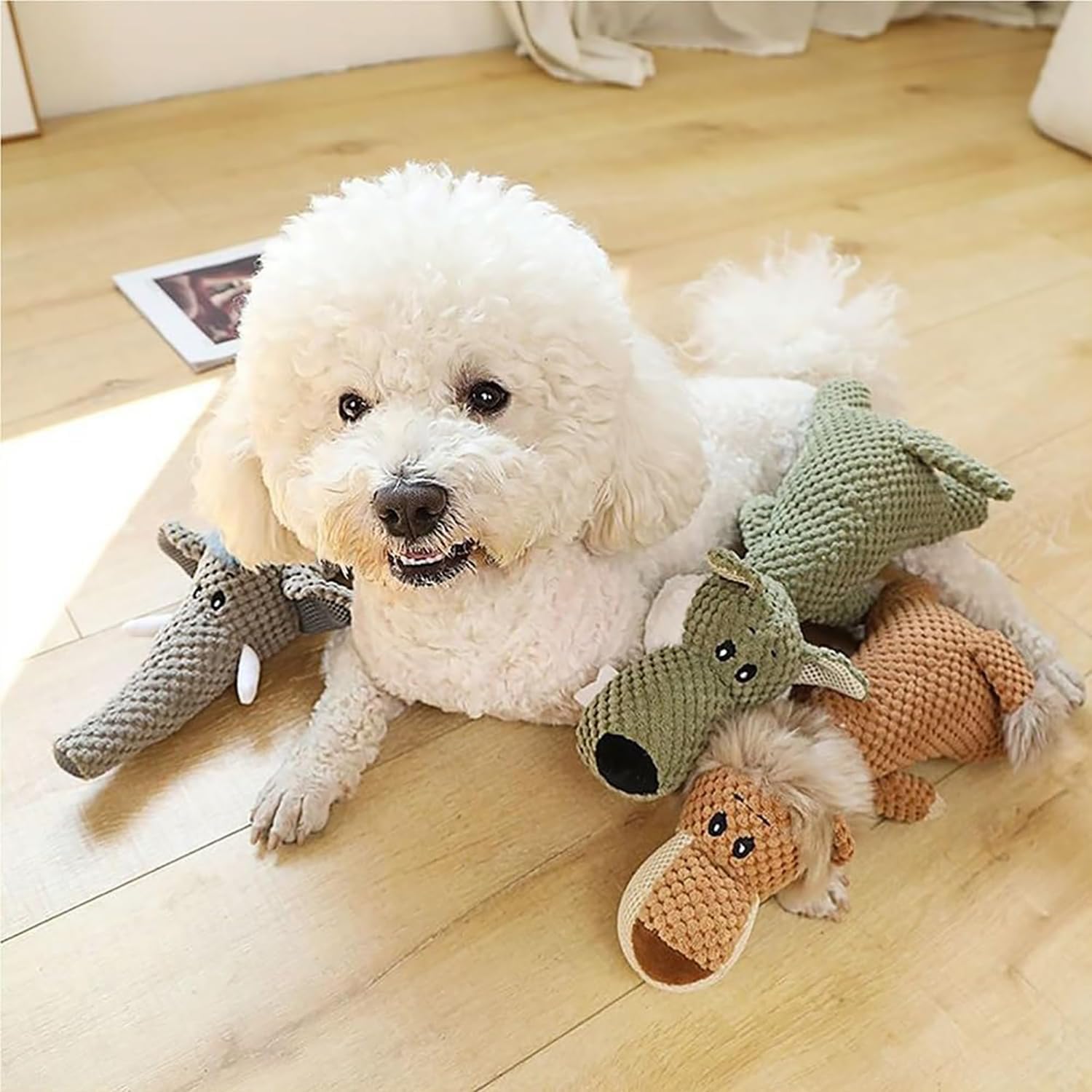 Invincible Animal Dog Chew Toys Designed for Heavy Chewers Daily Play