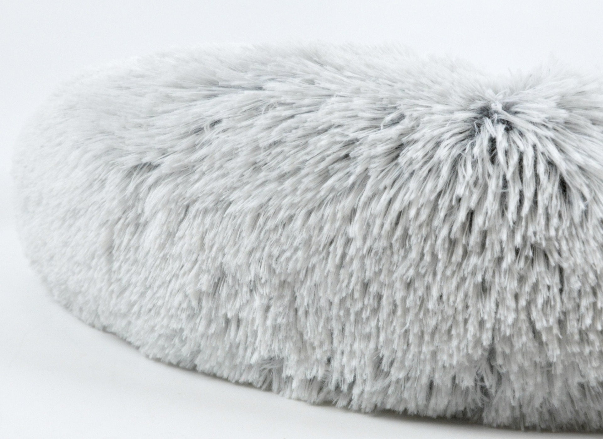 Mr. Peanut's 28-Inch OrthoPlush® Pet Bed – Snowflake White Two-Tone
