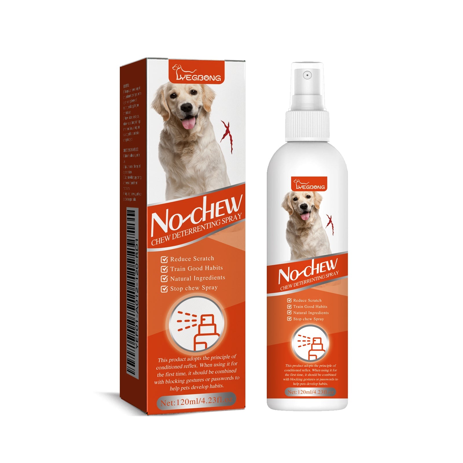Pet Anti Chew Spray for Dogs Cats Bite Scratching Behavior Training