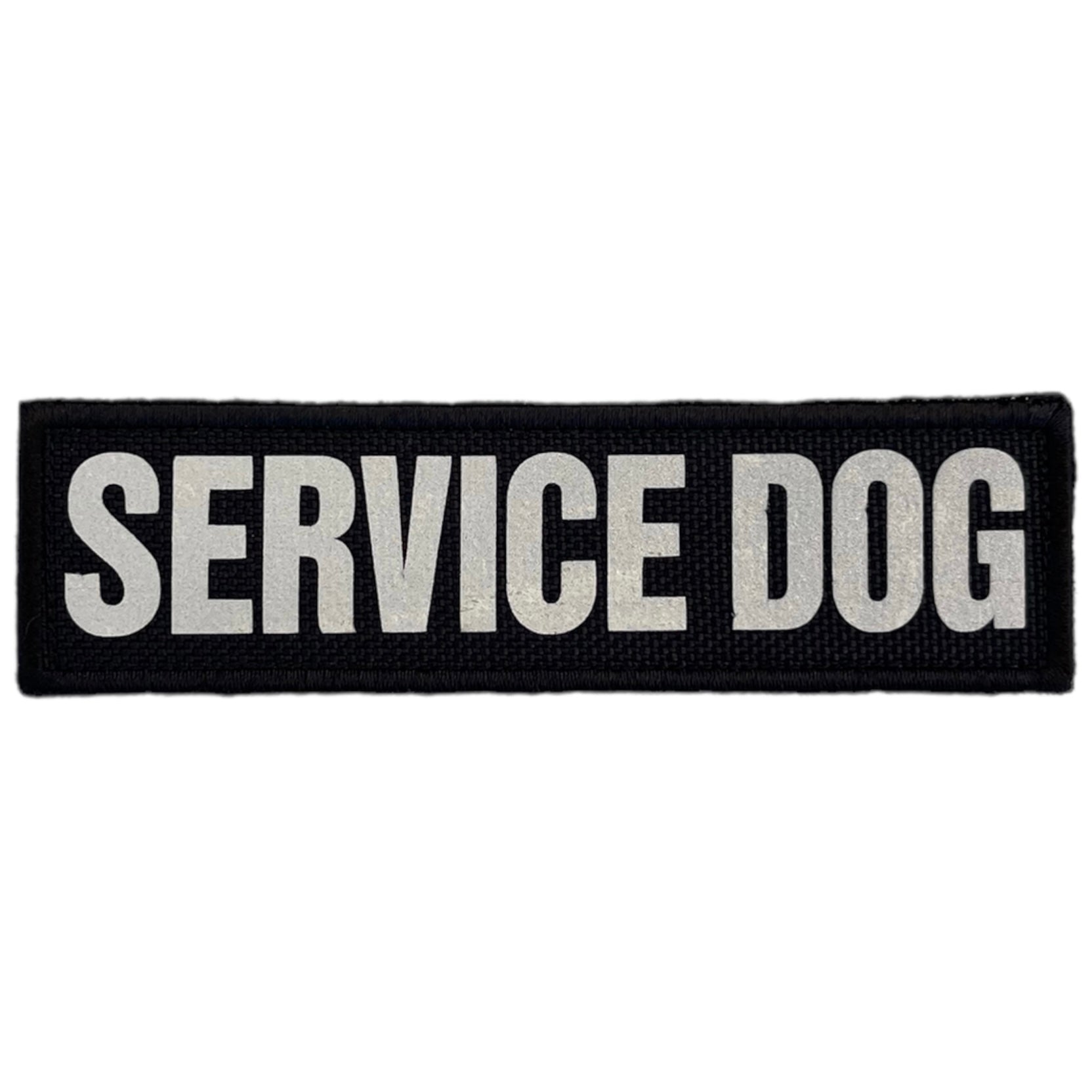REFLECTIVE HIGH VISIBILITY BLACK Tag Patch
