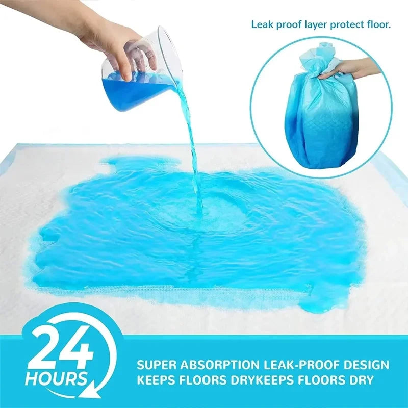 Super Absorbent Disposable Pet Pee Pads Quick Dry Training Protection Sheets