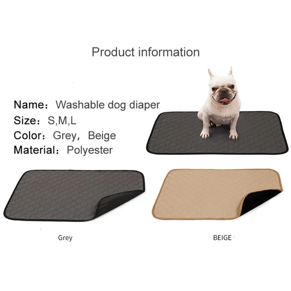 Reusable Waterproof Dog Pee Pads Washable Training Mats for Pets Daily