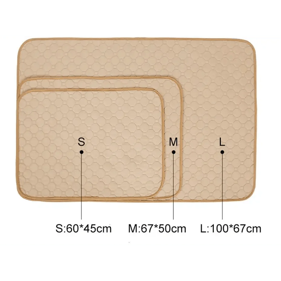 Reusable Waterproof Dog Pee Pads Washable Training Mats for Pets Daily