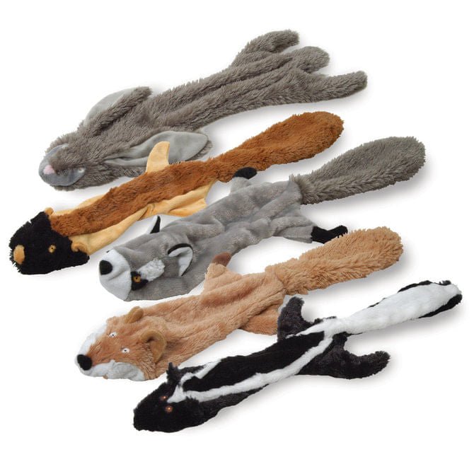 Jeffers Thinnies Unstuffed Plush Dog Toys – 21-Inch Length