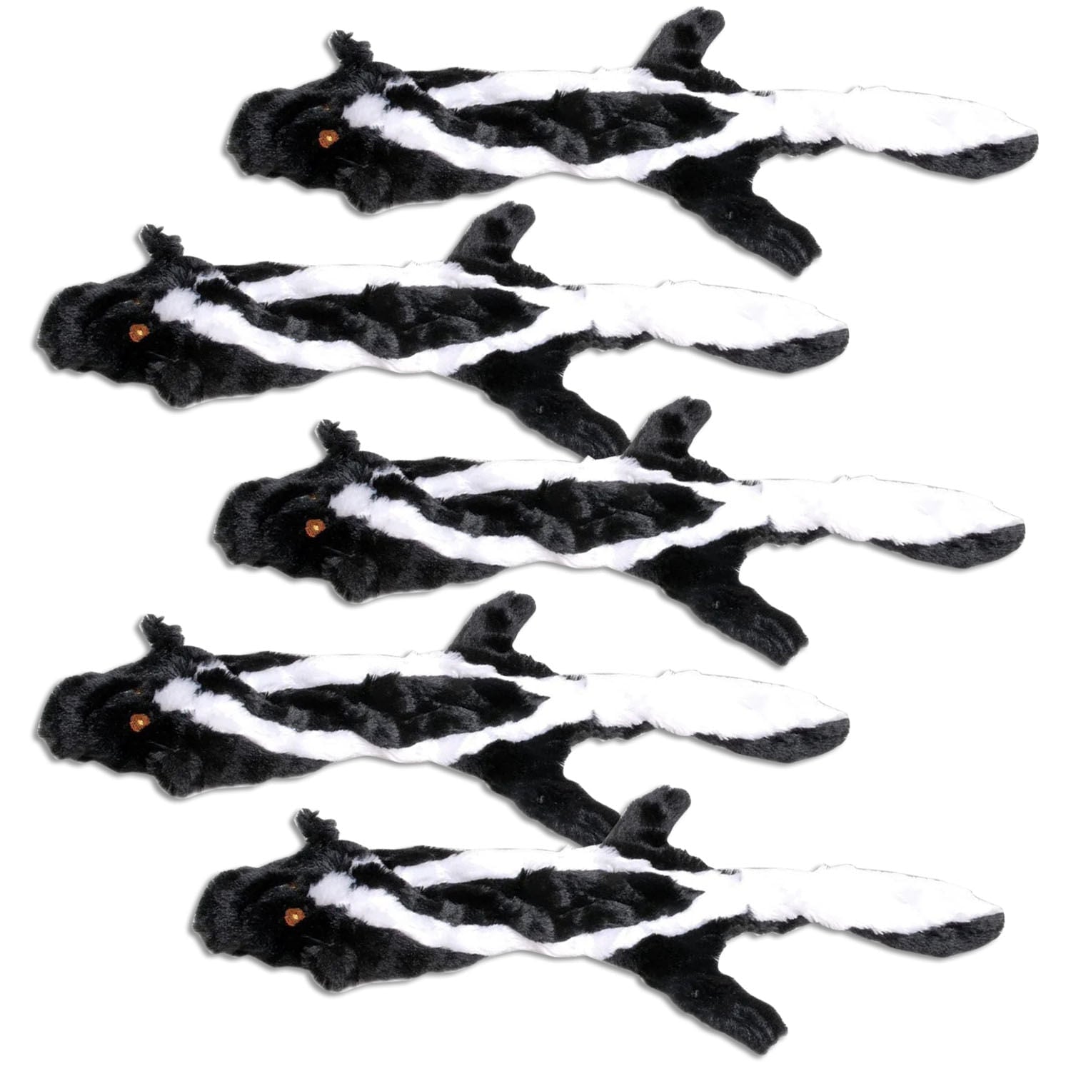 Jeffers Thinnies Unstuffed Plush Dog Toys – 21-Inch Length